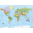 Cartographia Világtérkép politikai és domborzati - fémléces falitérkép (angol) - Freytag 9783707924497