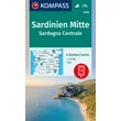 Cartographia K 2498 Szardínia középső részének turistatérképe 9783991540748