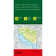 Szlovénia - Horvátország - Bosznia kemény borítós autótérkép - Freytag