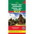 Cartographia Vietnám, Laosz, Kambodzsa térkép (Freytag) 9783707913781