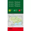 Ukrajna-Moldova keményborítós térkép (Freytag)