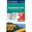 Cartographia - K 250 Garda-tó keleti rész, Rovereto - Verona 1:50e - Kompass  - 9783991545729