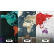 Cartographia-Világtérkép-kaparós-angol-Blanc/arany-8588007452593