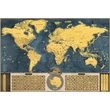 Cartographia-Világtérkép-kaparós-angol-Coffee/arany-8588007452586