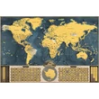 Cartographia-Világtérkép-kaparós-angol-Coffee/arany-8588007452586
