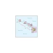 Cartographia Hawaii-szigetek térkép 9783865746948