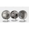 Földgömb 25cm IGLOBE SILVER (ezüst), angol nyelvű - 8007239978508