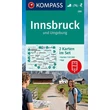 Cartographia K 290 Innsbruck és környéke turistatérkép 9783990448649