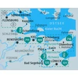 Cartographia K 724 Balti-tengerpart Lübecktől Dániáig turistatérkép - Kompass - 9783991213000