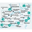 Cartographia K 767 Sváb-Alb turistatérkép, 4 részes térképszett - Kompass-9783991212805