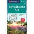 Cartographia K 767 Sváb-Alb turistatérkép, 4 részes térképszett - Kompass-9783991212805
