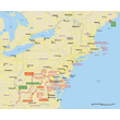 Cartographia-USA - New England és a közép-atlanti államok Nemzeti Park útikönyv - Lonely Planet (angol)-9781838696078