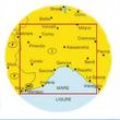Olaszország résztérkép 1:200 000 - Liguria