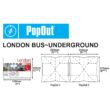 Cartographia London közlekesése PopOut várostérkép-9781914515491
