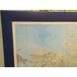 Domborzati világtérkép keretes, 140 x 90 cm - Mair