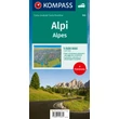 Cartographia K 350 Alpok autótérkép 9783991543374