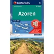 Cartographia K 2260 Azori-szigetek turistatérkép 9783991544166