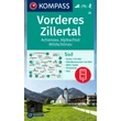 Cartographia K 28 Vorderes Zillertal, Achensee, Alpbachtal, Wildschönau turistatérkép 9783991214595