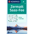 Cartographia K 117 Zermatt - Saas Fee turistatérkép 9783991541790