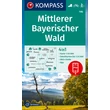 Cartographia K 196 Bajor-erdő középső rész turistatérkép 9783990448823
