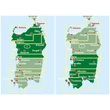 Cartographia Szardínia észak és dél térképszett - Freytag - 9783707922288