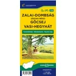 Cartographia Zalai-dombság (északi rész), Göcsej és Vasi-hegyhát turistatérkép-9786155864216