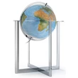Cartographia Földgömb STEEL BLUE 50 cm - világító, fém állvány 