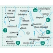 Cartographia K 117 Zermatt - Saas Fee turistatérkép 9783991211037
