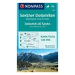 Cartographia K 625 Sextner Dolomitok - Dolomiti di Sesto turistatérkép 9783850264846