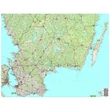 Cartographia Svédország résztérkép (1) Dél - Malmö - Helsingborg - Kalmar térkép - Freytag-9783707903188