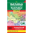 Cartographia Világtérkép politikai íves 176x122 cm -  Freytag-9783707914948