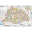 Cartographia Magyar Szent Korona országai /Emlékek a Kárpát-medencében DUO térkép 68 X 49 - Stiefel 5998504387756