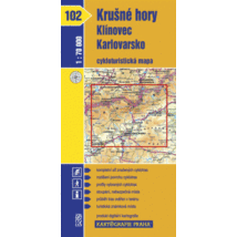 Cartographia CM 102 Érchegység, Klinovec, Karlovy Vary kerékpáros térkép 9788070119006