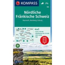 Cartographia K 165 Frank-Svájc északi rész turistatérkép 9783990442630