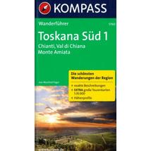 Cartographia K 5760 Toszkána déli része 1. (Chianti, Val di Chiana, Monte Amiata) turistatérkép 9783850268325