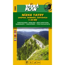 Cartographia TP2505 Alacsony-Tátra, Chopok turistatérkép 9788097137649