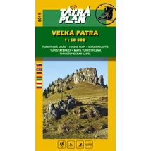 Cartographia TP5011 Nagy-Fátra turistatérkép 9788089134335