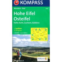 Cartographia K 838 Hohe Eifel, Osteifel, Hohe Acht, Cochem, Koblenz turistatérkép 9783854913634
