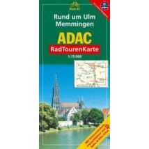 Cartographia Ulm és Memmingen környéke kerékpár térkép (42) - ADAC 9783826415586