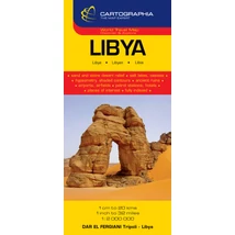 Cartographia Líbia térkép 9789633524923