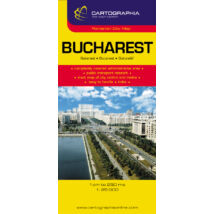 Cartographia Bukarest teljes várostérkép 9789633527535