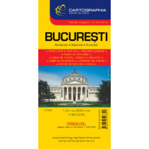 Cartographia Bukarest City várostérkép 9789633527849