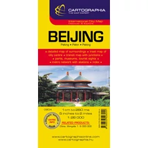 Cartographia Peking várostérkép 9789633528044