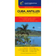 Cartographia Kuba, Antillák térkép 9789633529386
