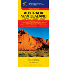Cartographia Ausztrália, Új-Zéland térkép 9789633529614