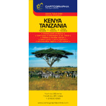 Cartographia Kenya, Tanzánia térkép 9789633529744