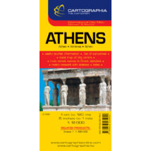 Cartographia Athén várostérkép 9789633531952