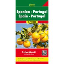 Cartographia Spanyolország, Portugália autótérkép (Freytag) 9783707901597