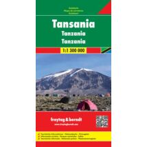 Cartographia Tanzánia térkép (Freytag) 9783707913330