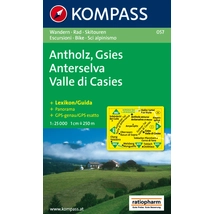 Cartographia K 057 Anterselva-Valle di Casies / Antholz-Gsies turistatérkép 9783854919742